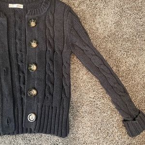 Old Navy gray knit sweater with buttons